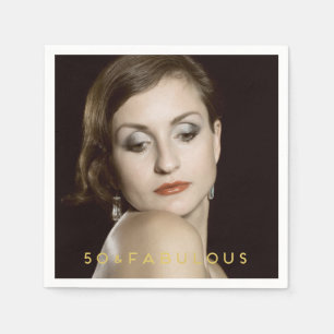 50 & Uitstekend Aangepast fotopapier servet