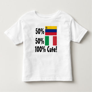 50% Venezuela 50% Italiaans 100% geluid Kinder Shirts