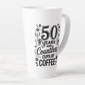 50 Years and Countless Cups of Coffee  Latte Mok (Rechterhoek)