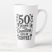 50 Years and Countless Cups of Coffee  Latte Mok (Rechts)