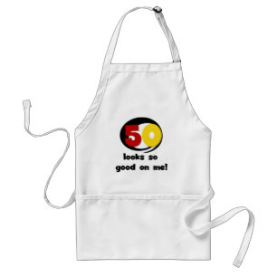 50 ziet er zo goed uit voor mij T-shirts en cadeau Standaard Schort