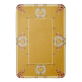 50e/1e Golden Oker bruiloft Jubileum badmat (Voorkant Verticaal)