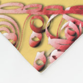 50e/1e gouden oker fleece deken (Hoek)