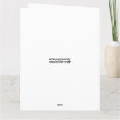 50E 50 ET FABULEUSE CARTE DE SALUT D'ANNIVERSAIRE (Dos)