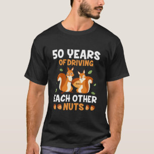 50e 50-jarig weddenschap Jubileum Funny Couple T-shirt