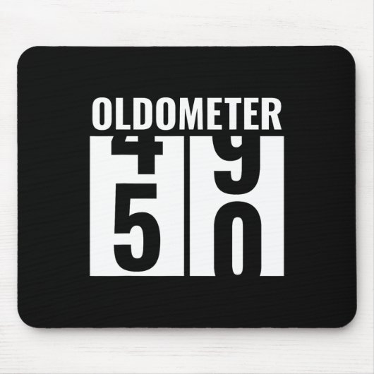 50e 50 Verjaardag Grappig Cadeau Mannen Vrouwen Ol Muismat (Voorkant)