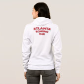 50e Anniv. Vrouwen Bella + Canvas Zip Hoodie (Achterkant volledig)