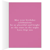 50e anniversaire 1971 Rose Blanc pour elle personn (Intérieur (Droit))