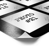 50e anniversaire 26 Photo Collage noir et or (Coin)