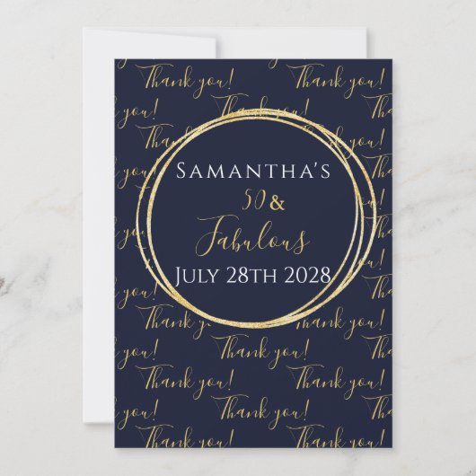 50e anniversaire 50 et fabuleux Merci de la Marine (Devant)