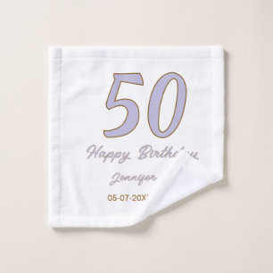 50e anniversaire ajouter nom date année mode viole