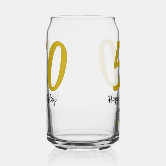 50e anniversaire ajouter nom date année noire modè (Droite)