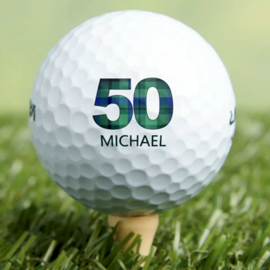 50e anniversaire balles de golf 50 ans cadeau plai