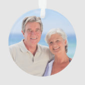 50e anniversaire Black and Gold Photo Keepsaké (dos)