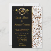 50e anniversaire Black & Gold - Invitation (Devant)
