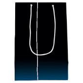 50e Anniversaire Bougies Moyenne Sac Cadeau (Dos)