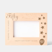 50e anniversaire cadre de conservation gravé (Recto)