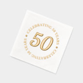 50e anniversaire célébrant 50 ans d'or Cinquante (Gauche)