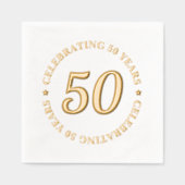 50e anniversaire célébrant 50 ans d'or Cinquante (Recto)