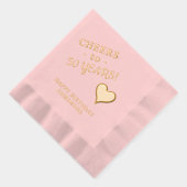 50e anniversaire Cheers Nom du coeur N'importe que (Droite)