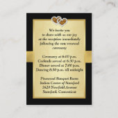 50e Anniversaire Coeurs joints 2 Carte de boîtier (Dos)