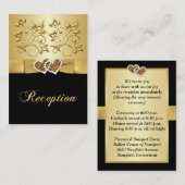 50e Anniversaire Coeurs joints 2 Carte de boîtier (Devant / Derrière)