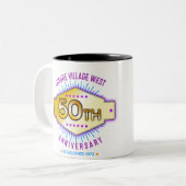 50e anniversaire de café Mug (Devant gauche)