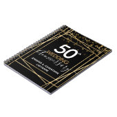 50e anniversaire de Mariage Carnet photo spirale (Côté gauche)