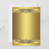 50e anniversaire de Mariage Carte de remerciements (Dos)