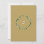 50e anniversaire de mariage, carte de réservation  (Dos)