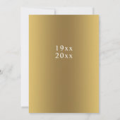 50e anniversaire de mariage  Carte de sauvegarde d (Dos)