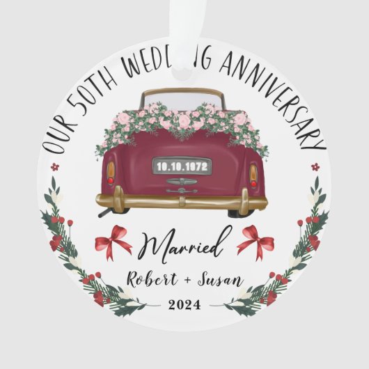 50e anniversaire de Mariage Conception de l'ésaké (devant)