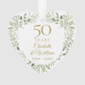 50e anniversaire de mariage de verdure (devant)