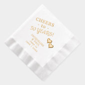 50e anniversaire de mariage Deux cœurs (Droite)