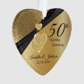 50e anniversaire de Mariage d'or Conception de con (devant)