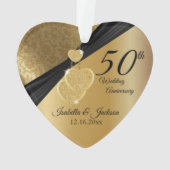 50e anniversaire de Mariage d'or Conception de con (dos)