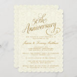 50e anniversaire de Mariage d'or Invitations<br><div class="desc">50e anniversaire de Mariage d'or Invitations.</div>