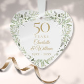 50e anniversaire de Mariage d'or Verdure