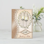 50e anniversaire de Mariage faire-part d'invitatio (Debout devant)