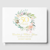 50e anniversaire de mariage Floral Garland (Recto)