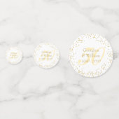 50e anniversaire de Mariage Gold Dust Confetti (Devant)