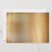 50e anniversaire de mariage invitation photo vinta (Dos)