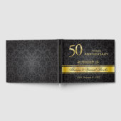 50e anniversaire de Mariage Livre d'or noir (Complet)