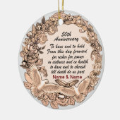 50e anniversaire de mariage Ornement (Gauche)