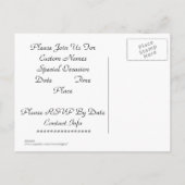 50e Anniversaire d'or Invitation de fête Cartes po (Dos)