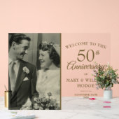 50e anniversaire d'or Mariage photo Bienvenue (Mariage)