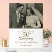 50e anniversaire d'or Mariage photo Bienvenue (Mariage)