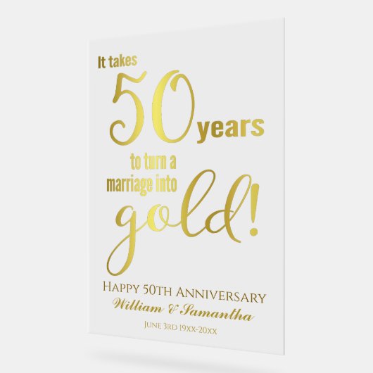 50e anniversaire du Mariage (Angle)