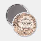 50e anniversaire du Mariage aimant (Recto/Verso)