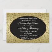 50e anniversaire du Mariage Carte d'invitation (Dos)